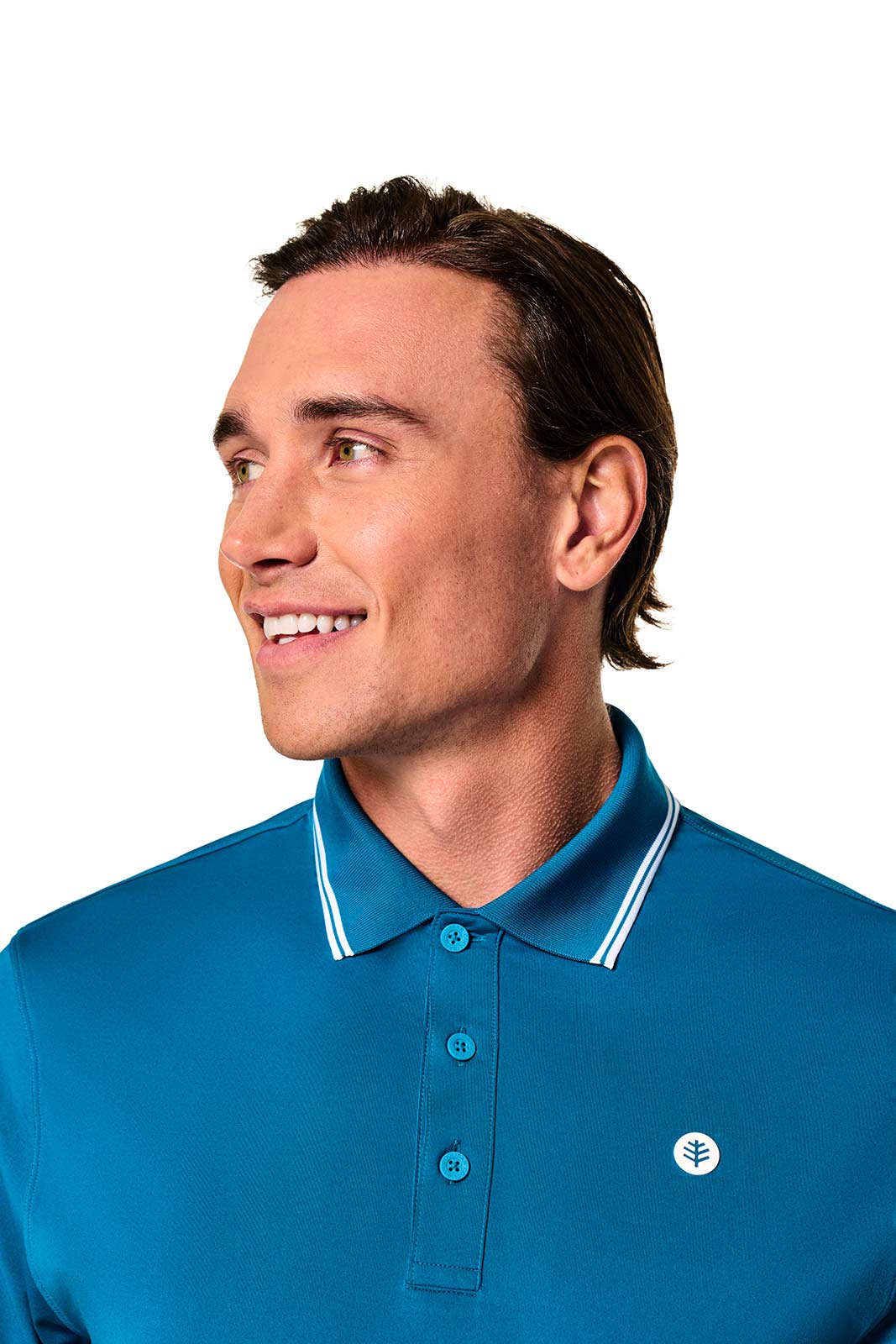 Men's Erodym Short Sleeve Sports Polo | Bluejay - Image 6