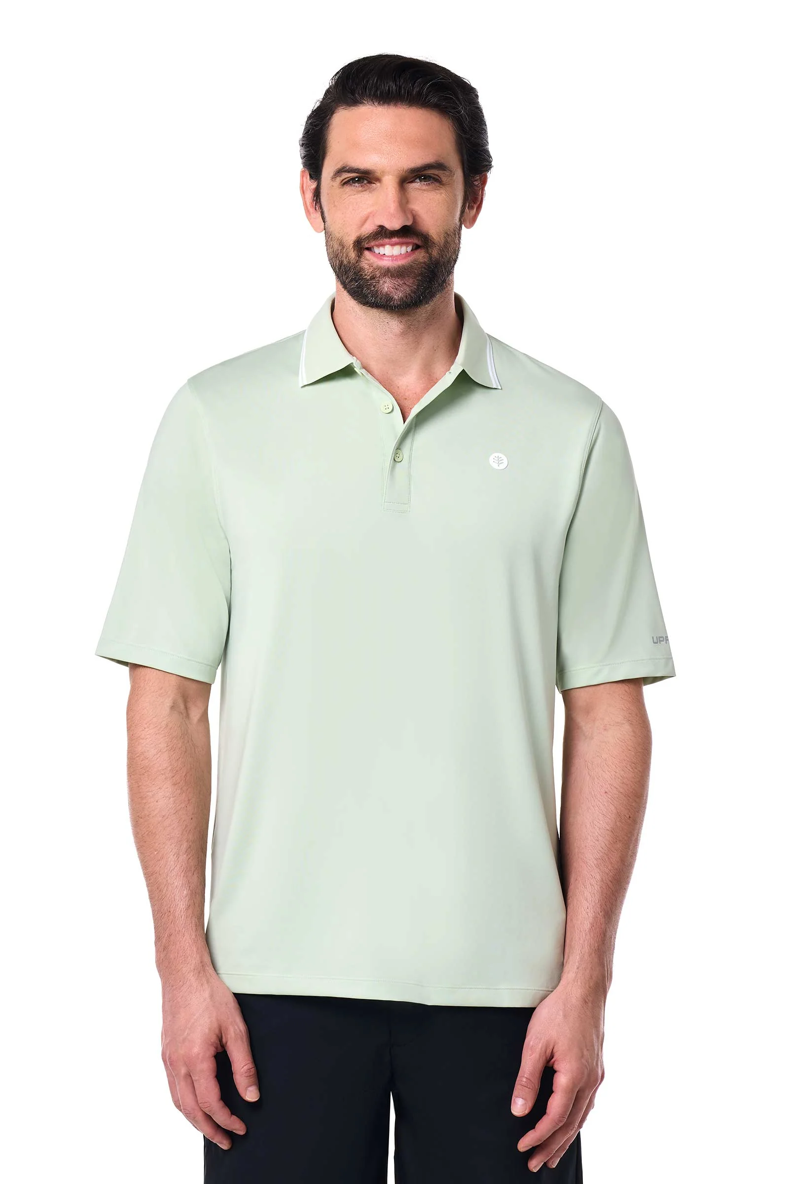 Men's Erodym Short Sleeve Sports Polo | Seedling - Image 2