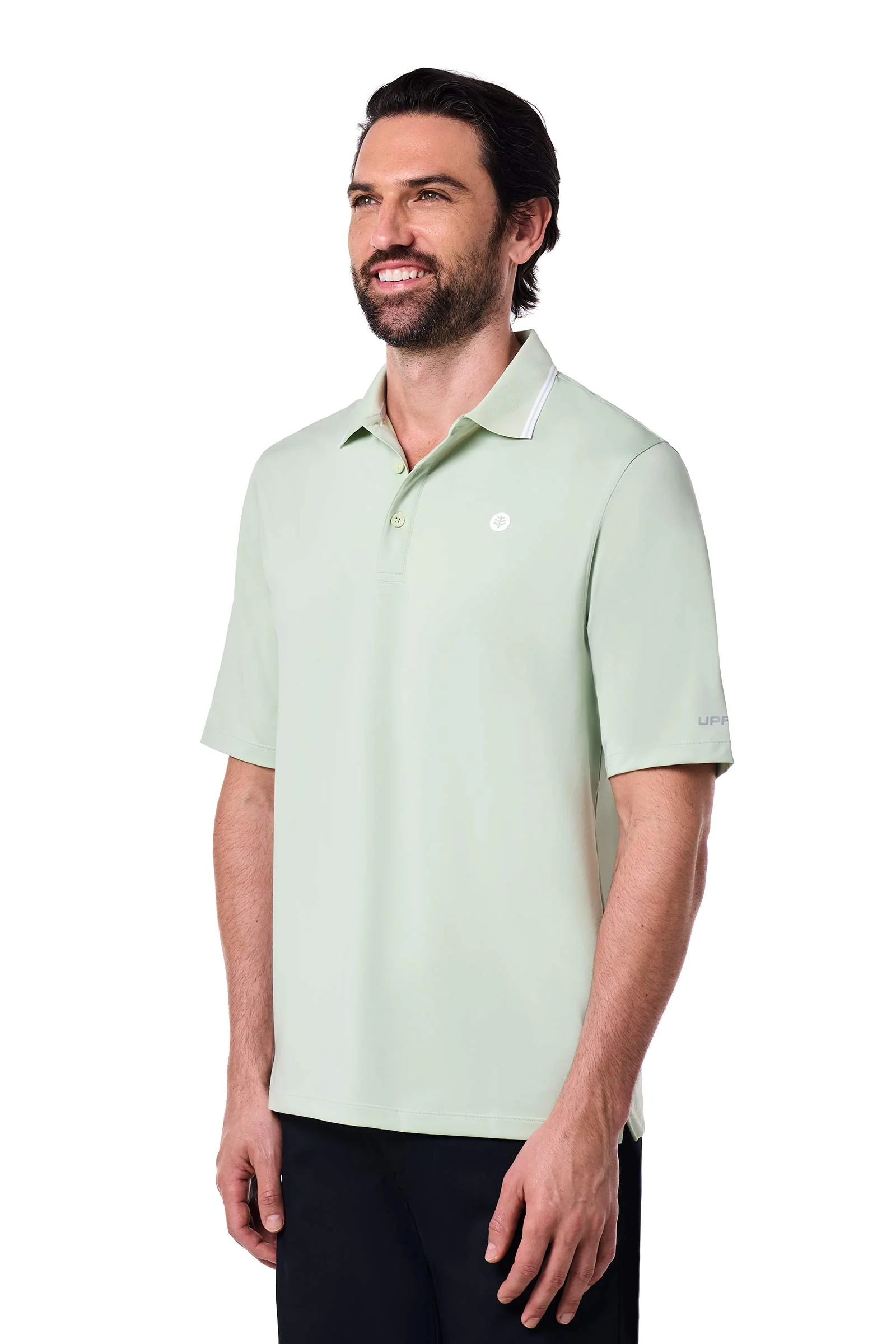 Men's Erodym Short Sleeve Sports Polo | Seedling - Image 3