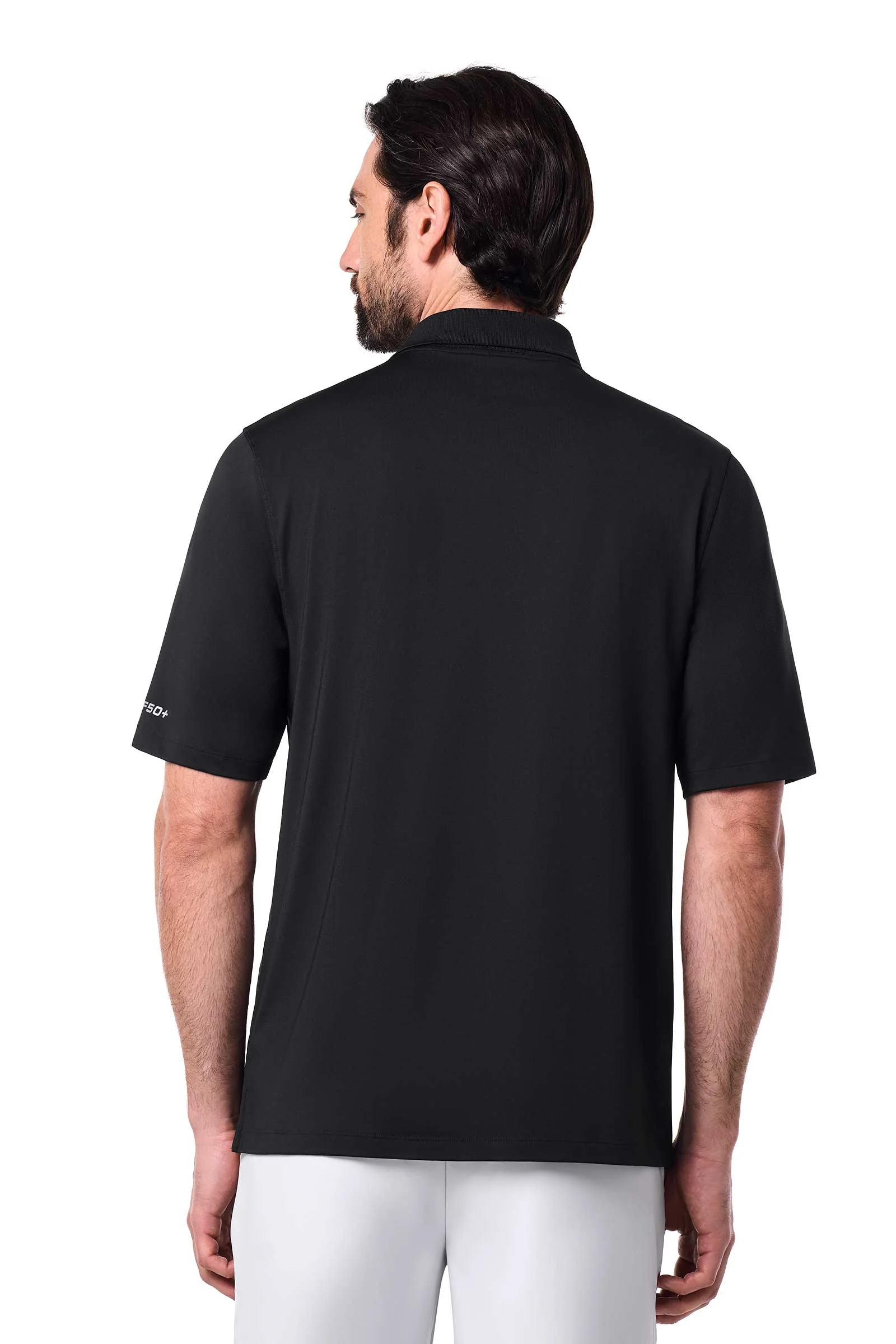 Men's Erodym Short Sleeve Sports Polo | Black - Image 4