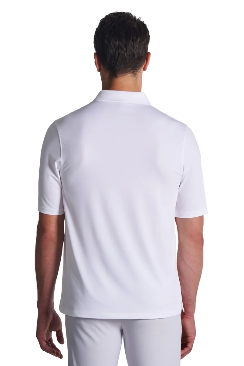 Men's Erodym Short Sleeve Sports Polo | White - Image 4