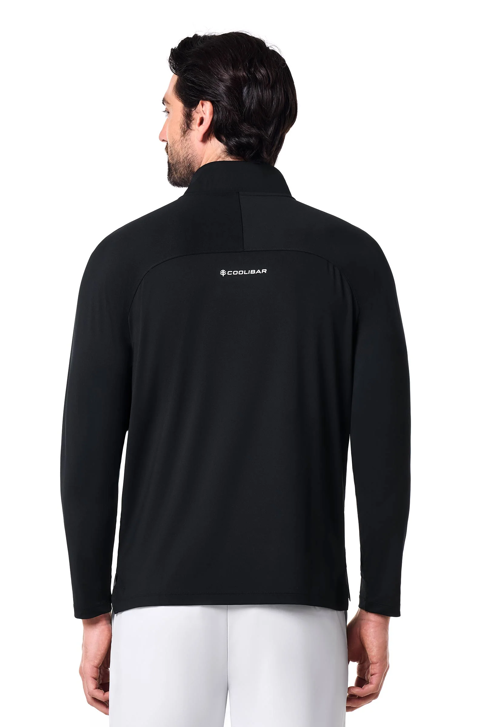 Men's Fairway Golf Pullover | Black - Image 4