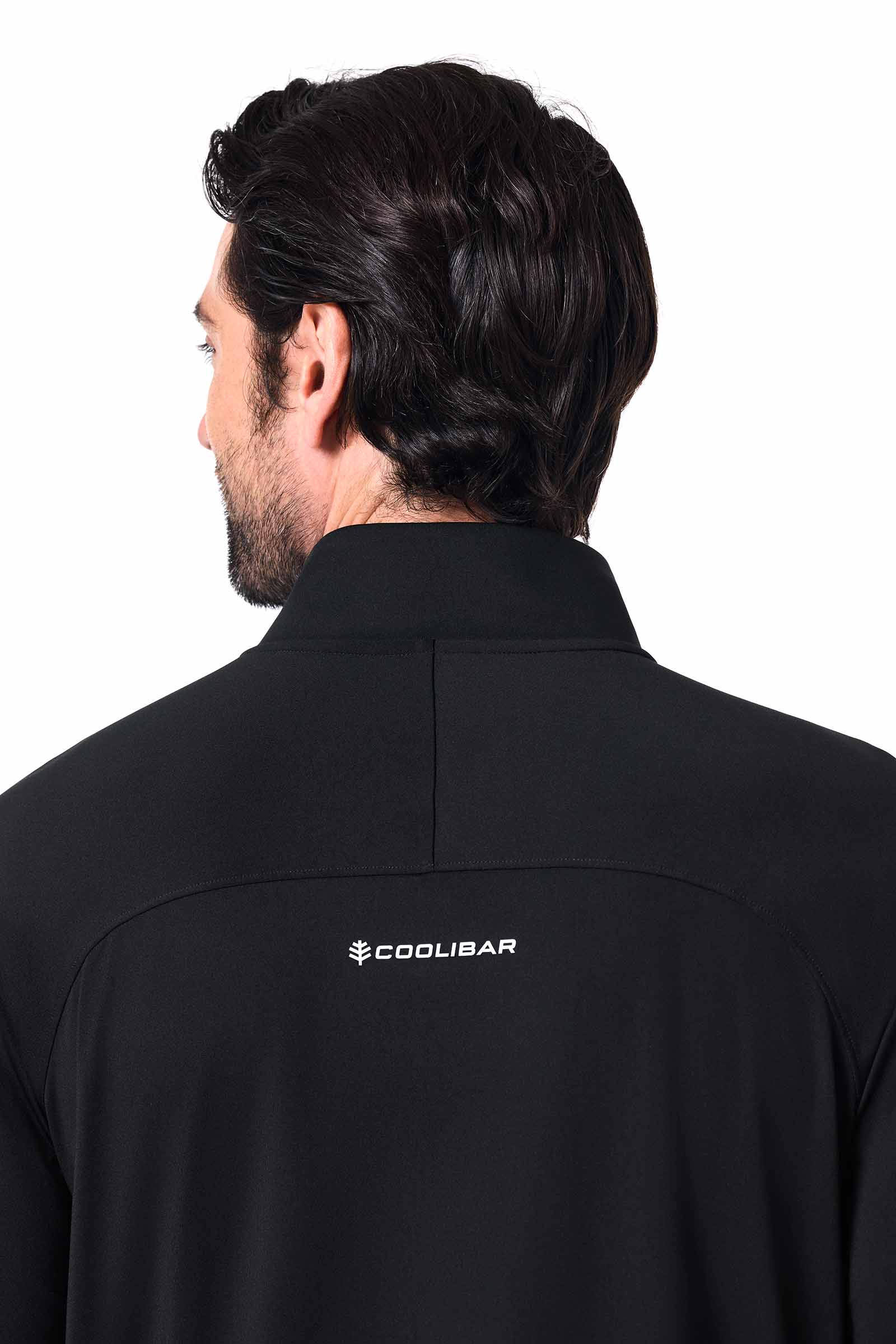 Men's Fairway Golf Pullover | Black - Image 5