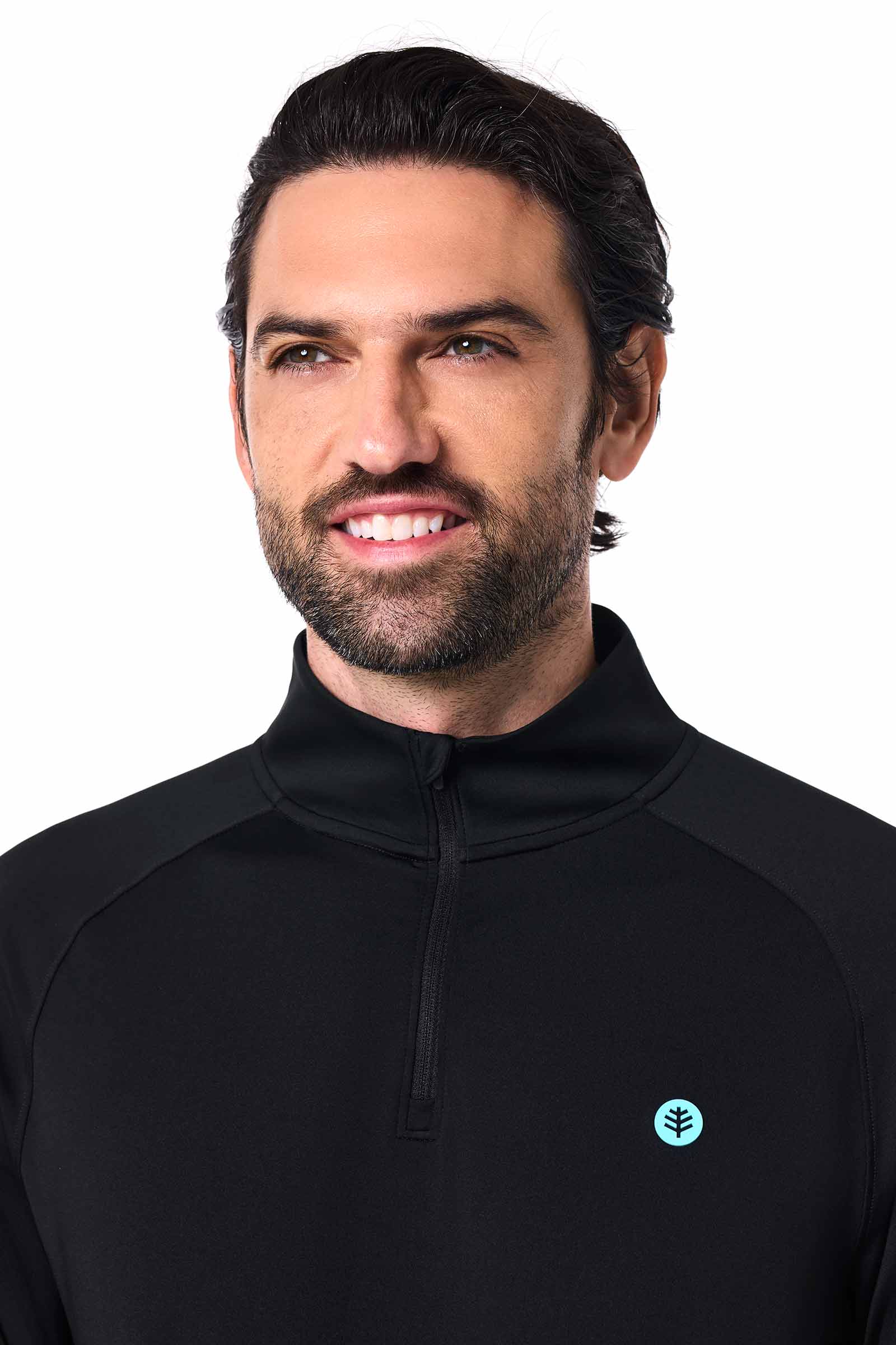 Men's Fairway Golf Pullover | Black - Image 6