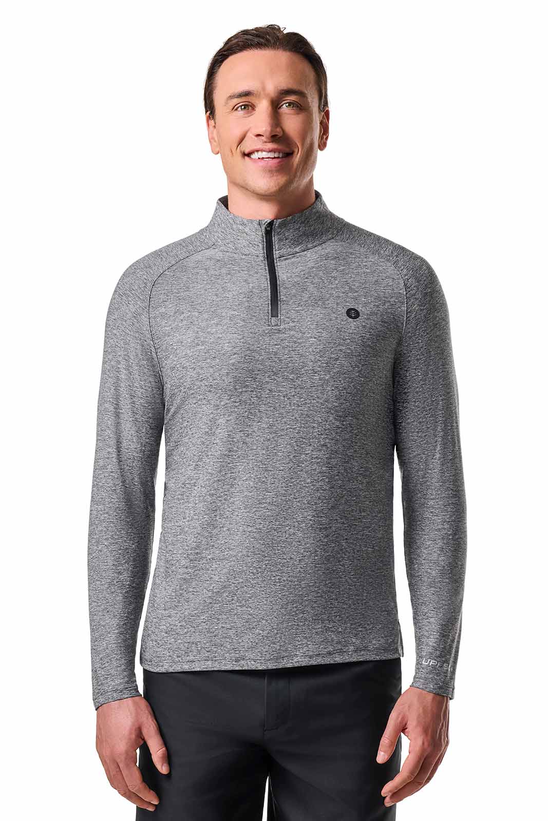 Men's Fairway Golf Pullover | Charcoal - Image 2