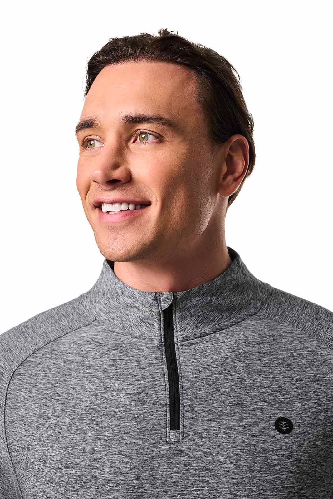 Men's Fairway Golf Pullover | Charcoal - Image 3