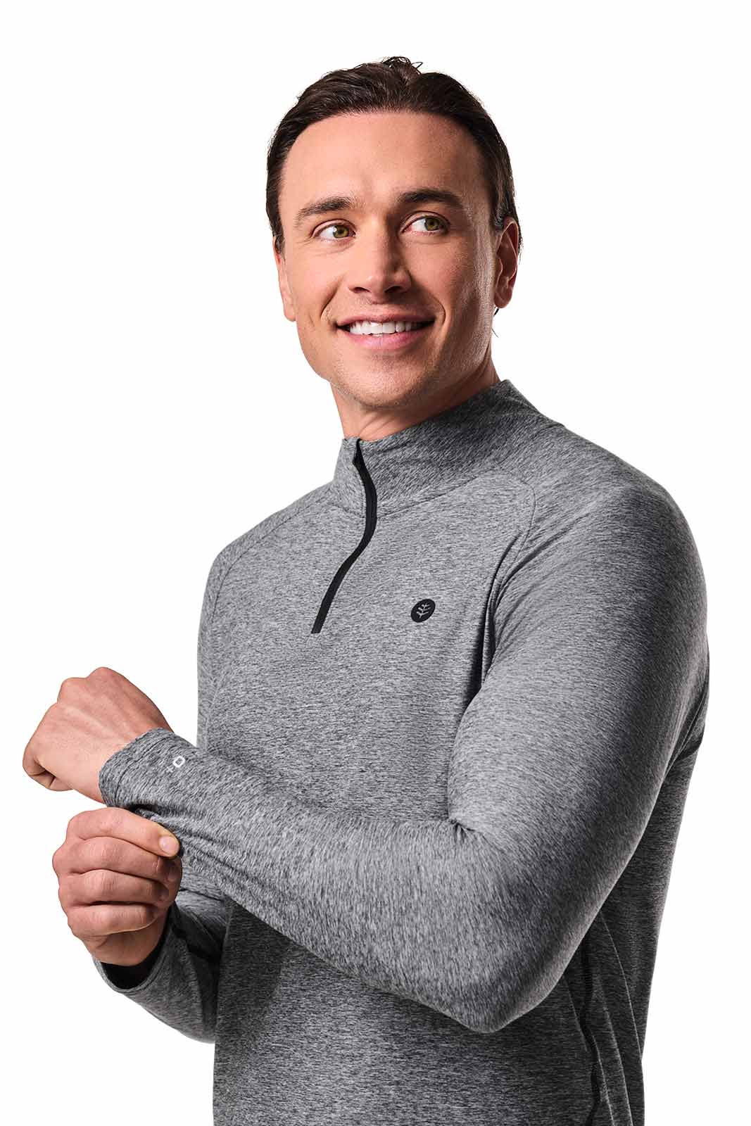 Men's Fairway Golf Pullover | Charcoal - Image 4