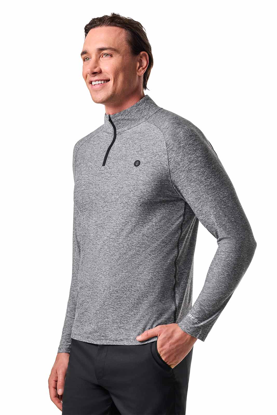Men's Fairway Golf Pullover | Charcoal - Image 5