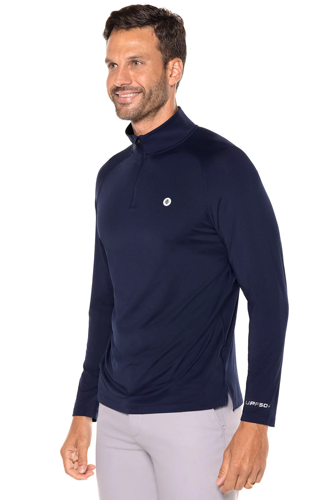 Men's Fairway Golf Pullover | Navy - Image 2