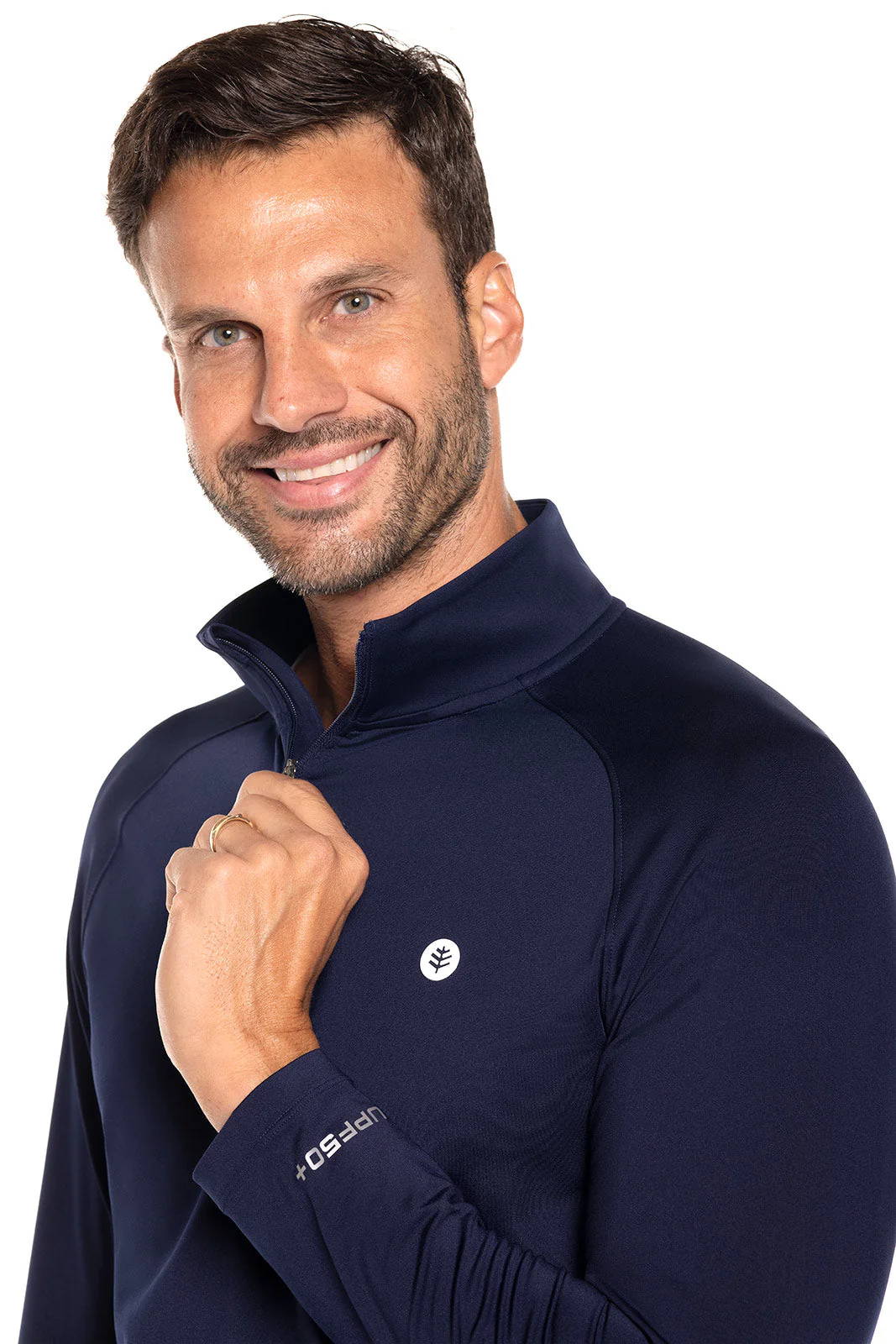 Men's Fairway Golf Pullover | Navy - Image 6