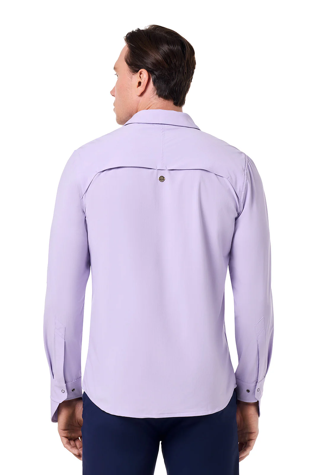 Men's Fiera Smart Long Sleeve Shirt | Lavendula Stripe - Image 5