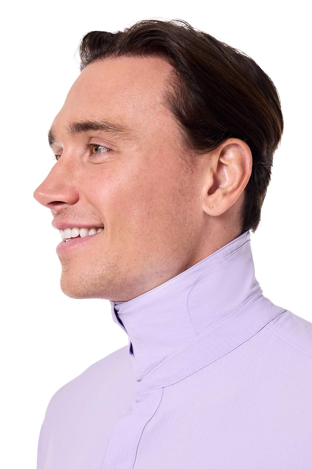 Men's Fiera Smart Long Sleeve Shirt | Lavendula Stripe - Image 7
