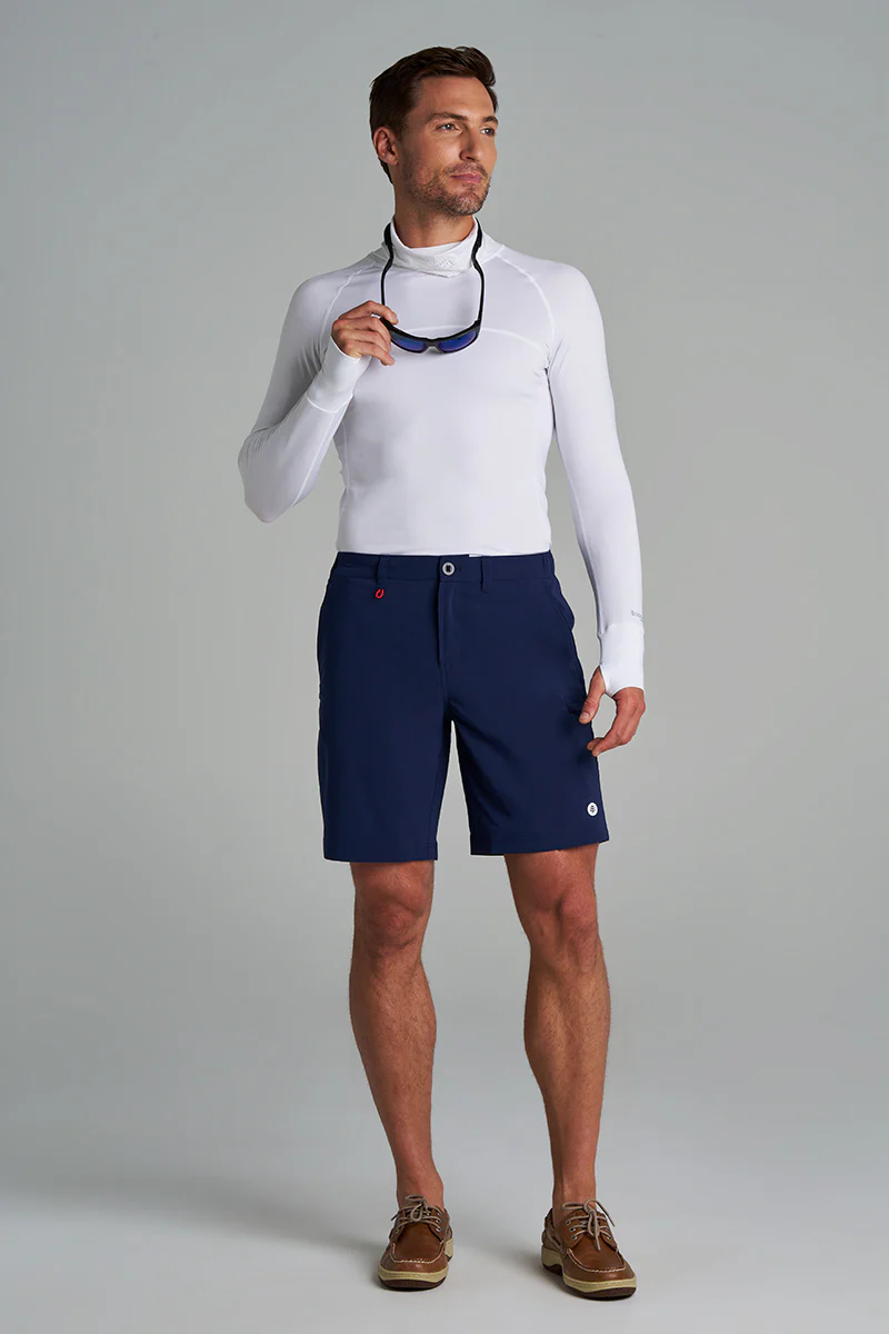Men's Fisher Island Fishing & Boating Shorts | Navy - Image 10