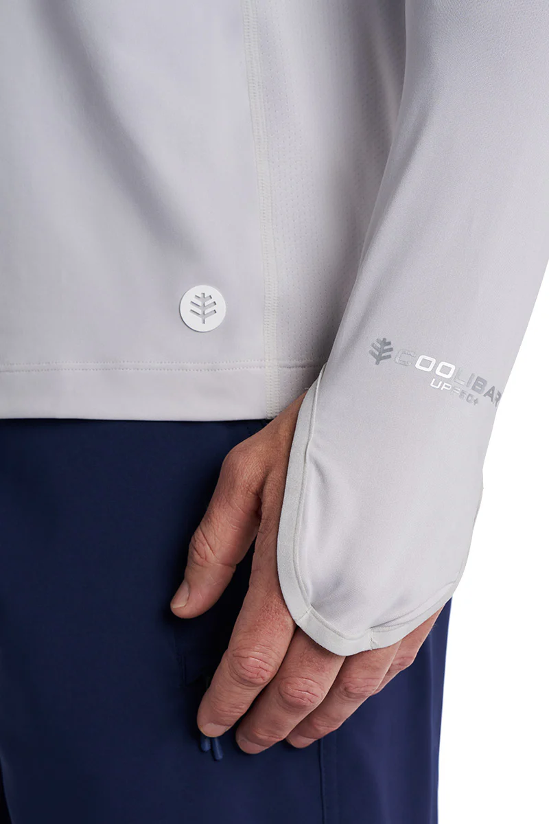 Men's Vented Andros Fishing Hoodie | Sleek Grey - Image 4