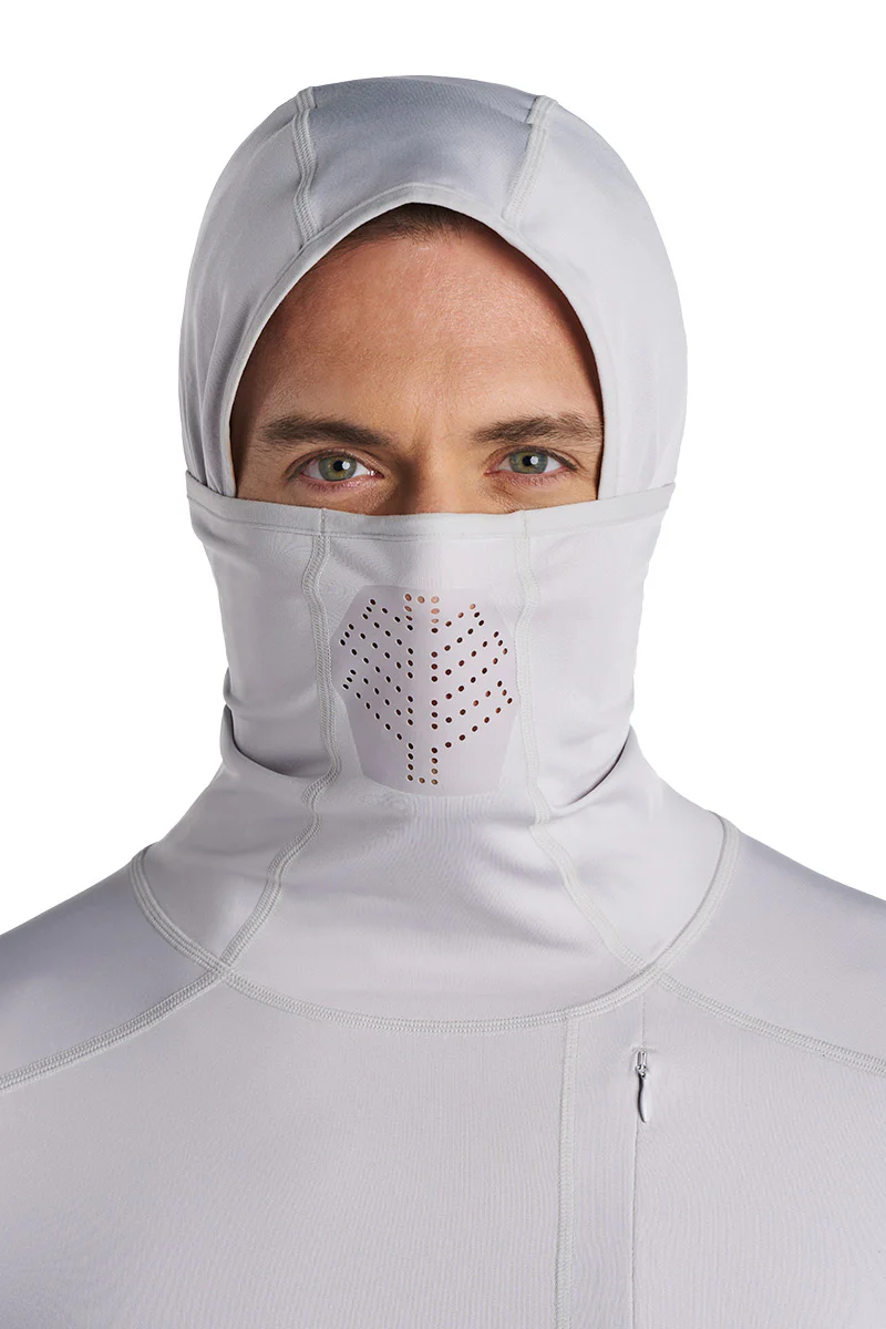 Men's Vented Andros Fishing Hoodie | Sleek Grey - Image 7