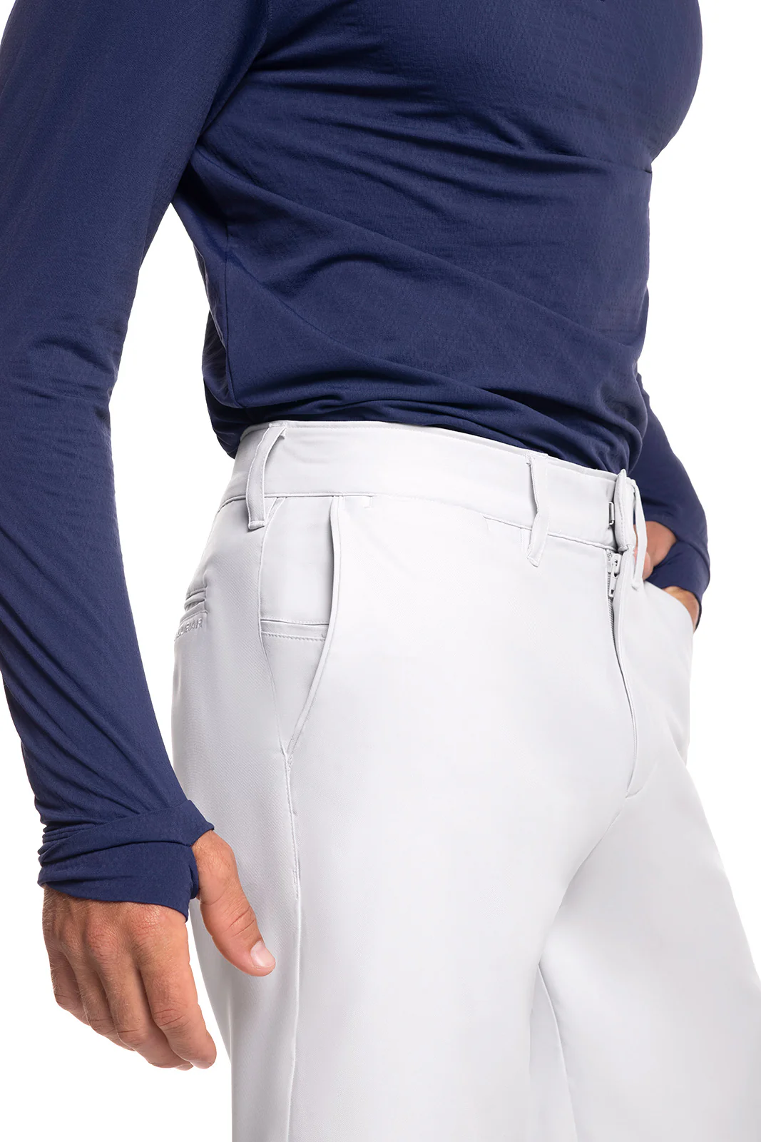 Men's Flaig Performance Shorts | Sand Grey - Image 3