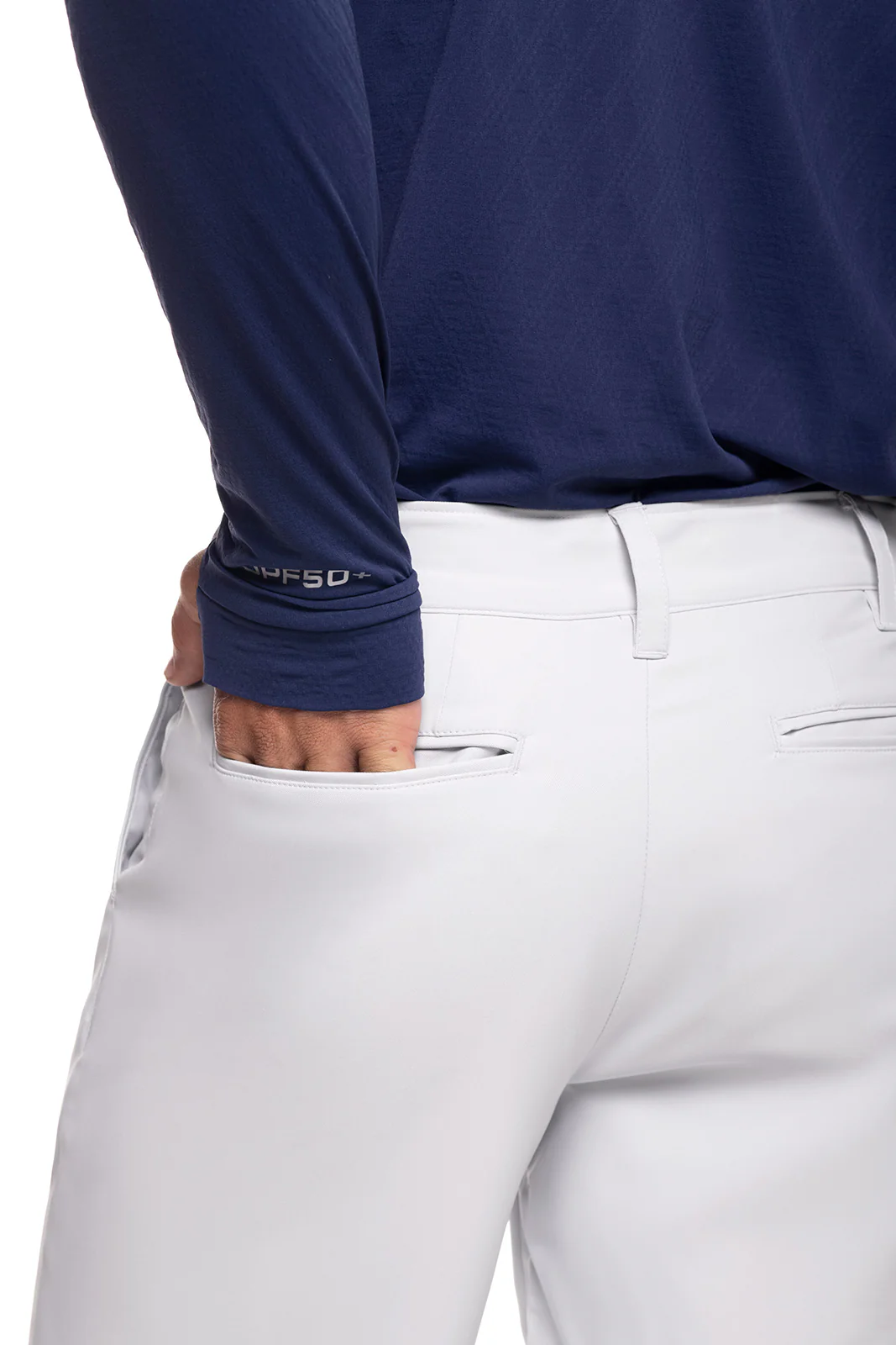 Men's Flaig Performance Shorts | Sand Grey - Image 6