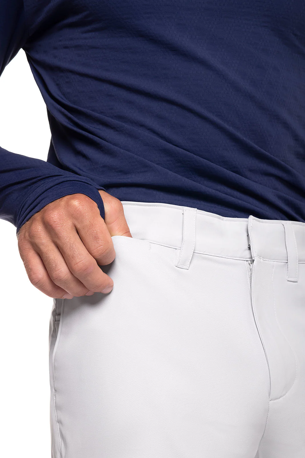 Men's Flaig Performance Shorts | Sand Grey - Image 7