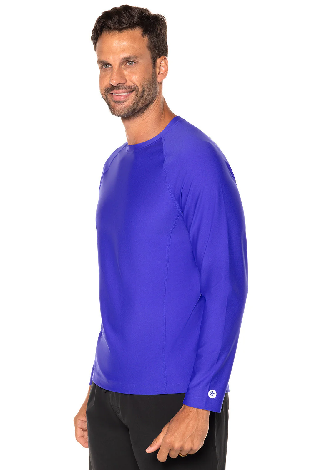 Men's Hightide Long Sleeve Swim Shirt | Baja Blue - Image 3