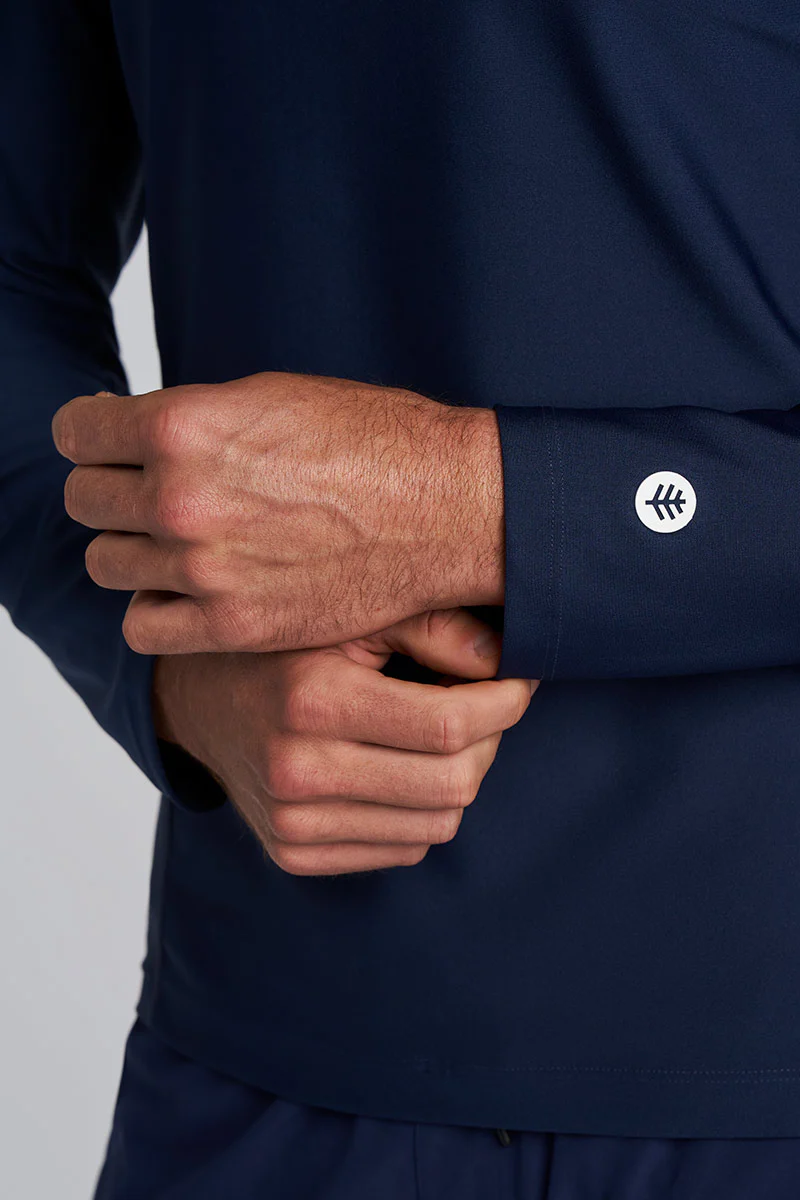 Men's Hightide Long Sleeve Swim Shirt | Navy - Image 5