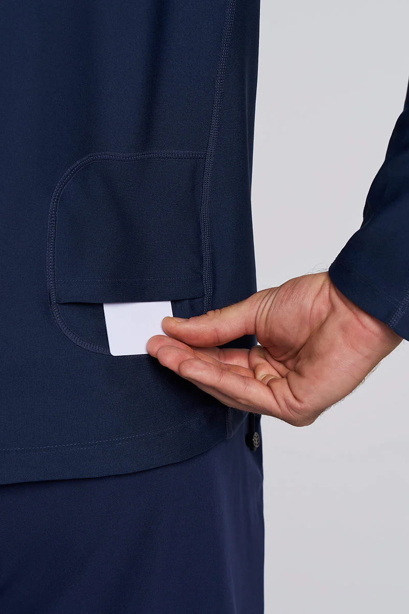 Men's Hightide Long Sleeve Swim Shirt | Navy - Image 8