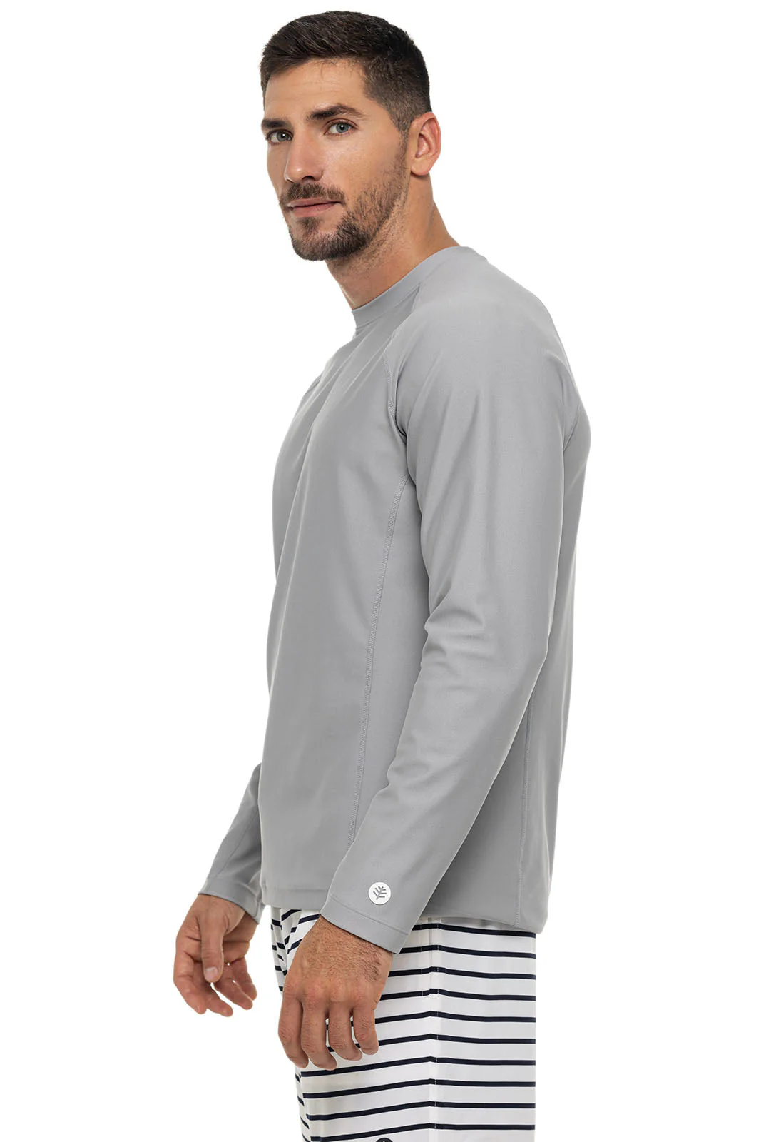 Men's Hightide Long Sleeve Swim Shirt | Slate - Image 3