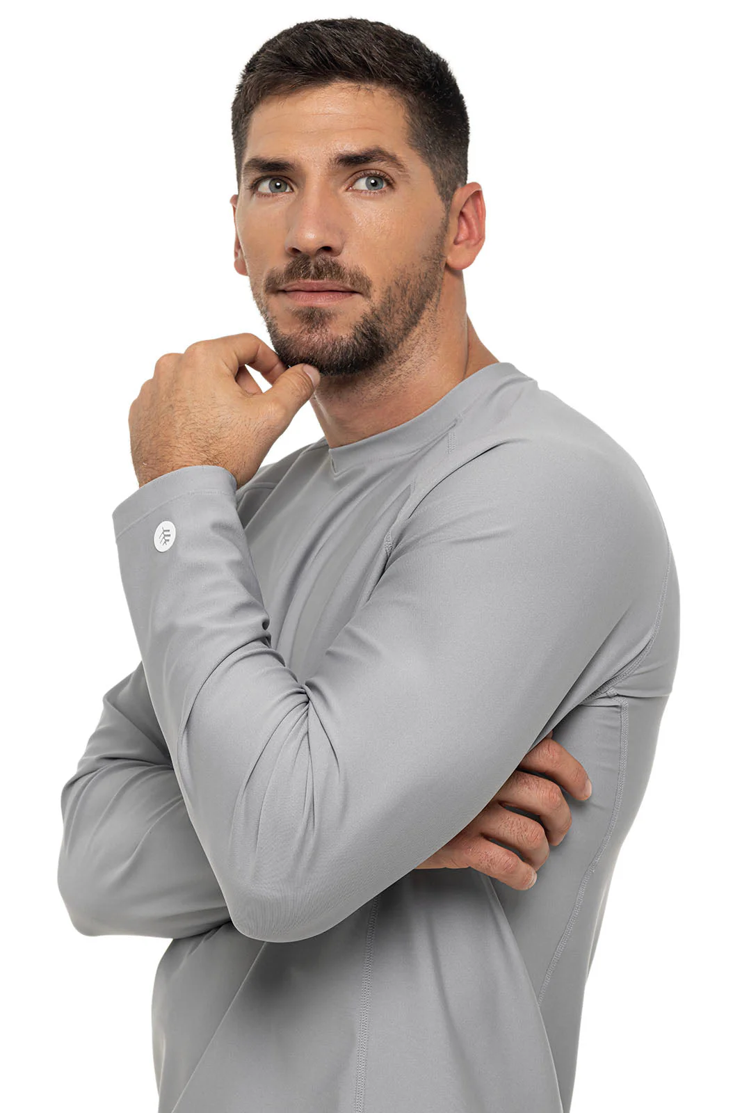 Men's Hightide Long Sleeve Swim Shirt | Slate - Image 5