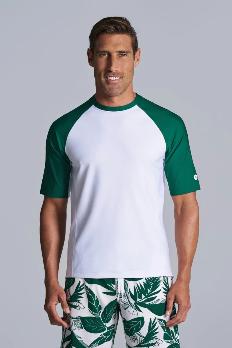 Men's Hightide Short Sleeve Swim Shirt | Regular Parent - Image 10