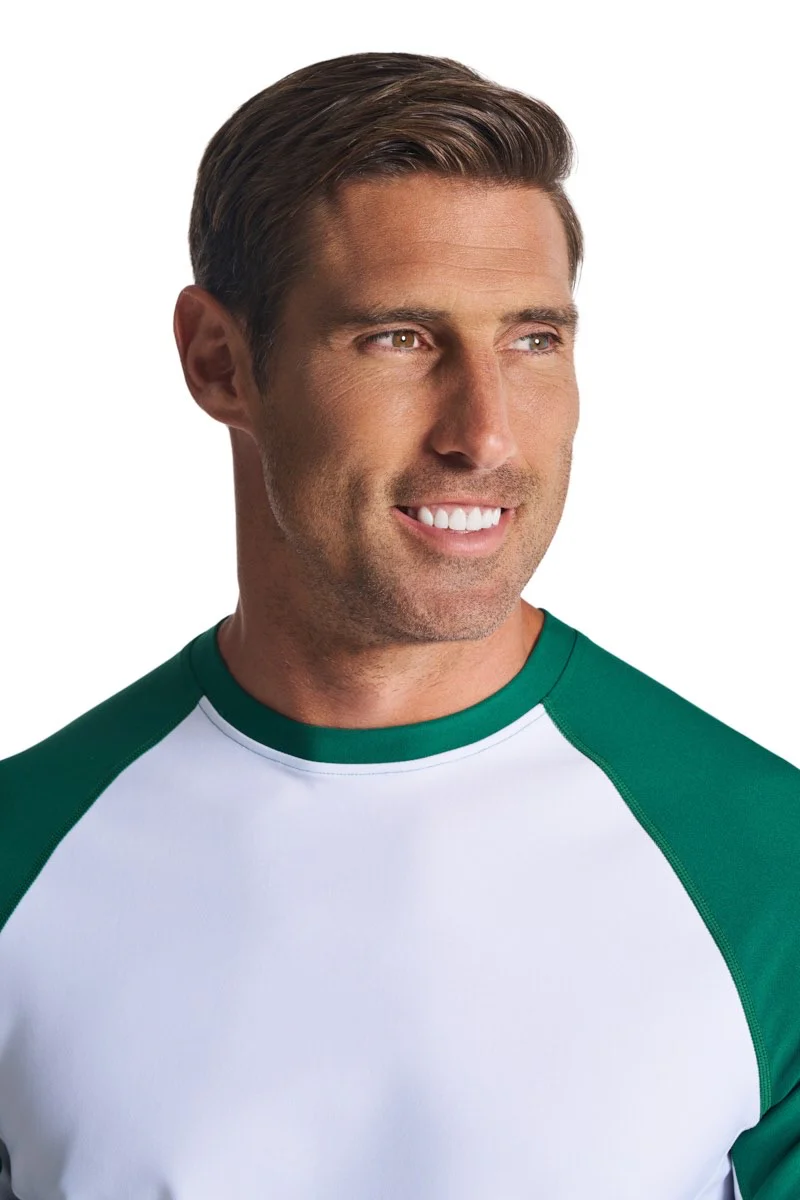 Men's Hightide Short Sleeve Swim Shirt | Eden Colorblock - Image 6
