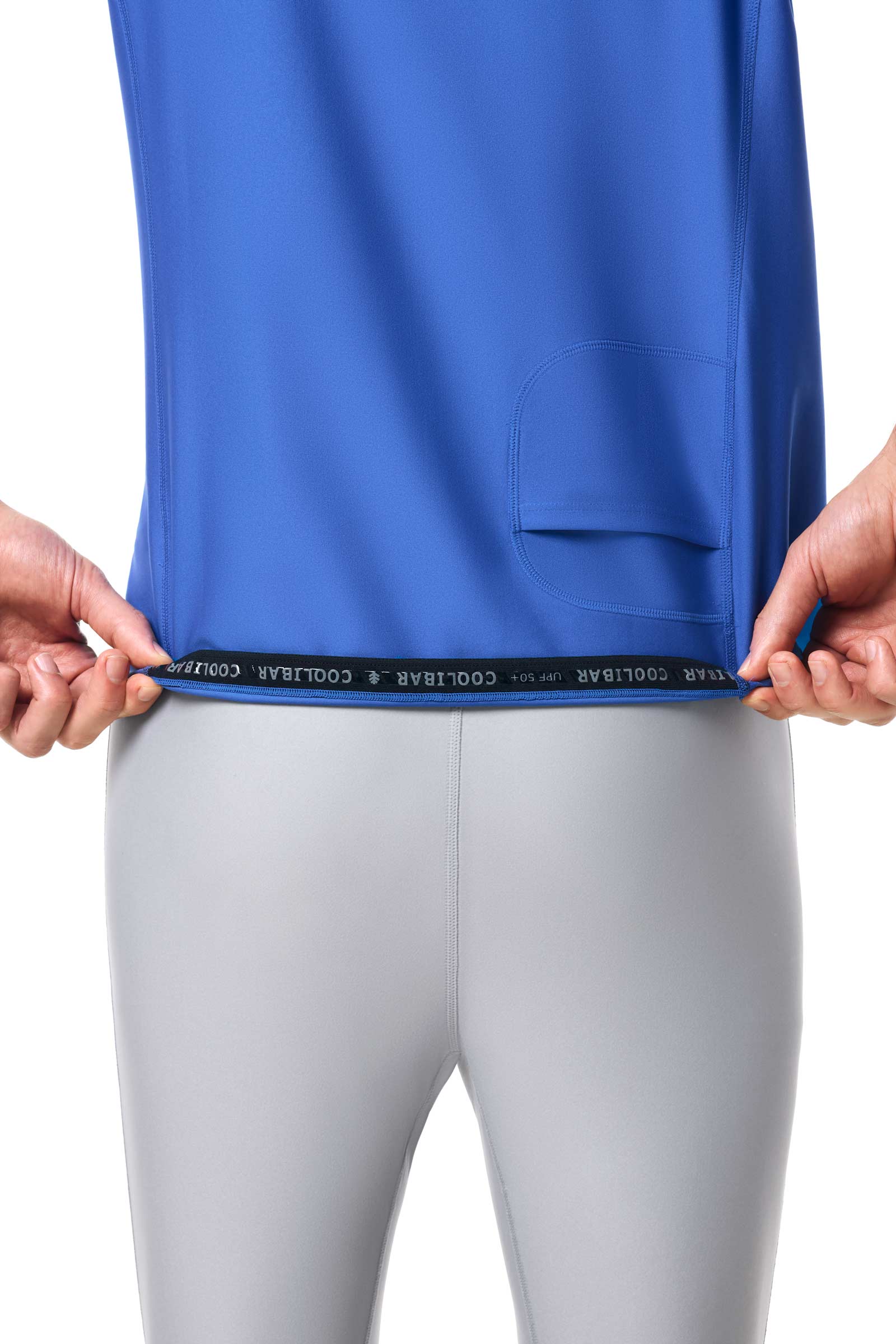 Men's Hightide Short Sleeve Swim Shirt | Baja Blue - Image 6