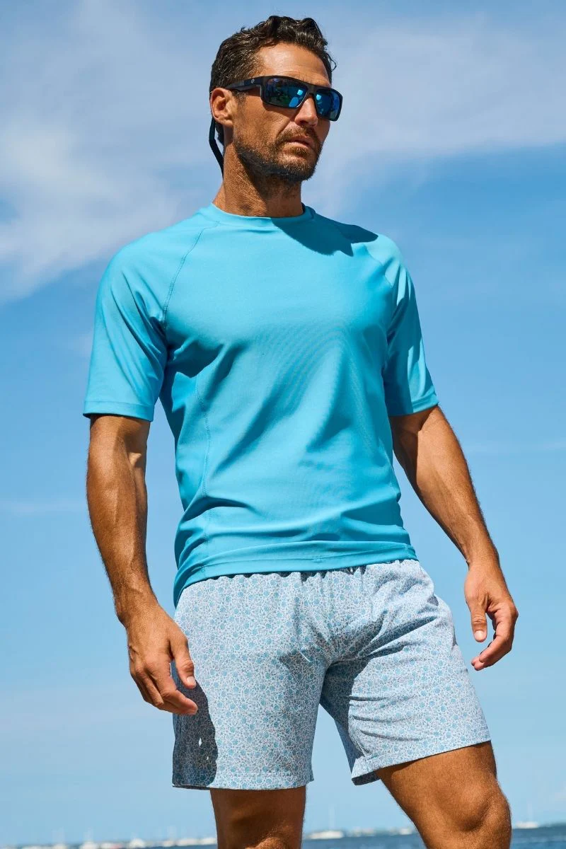 Men's Hightide Short Sleeve Swim Shirt | Regular Parent - Image 12