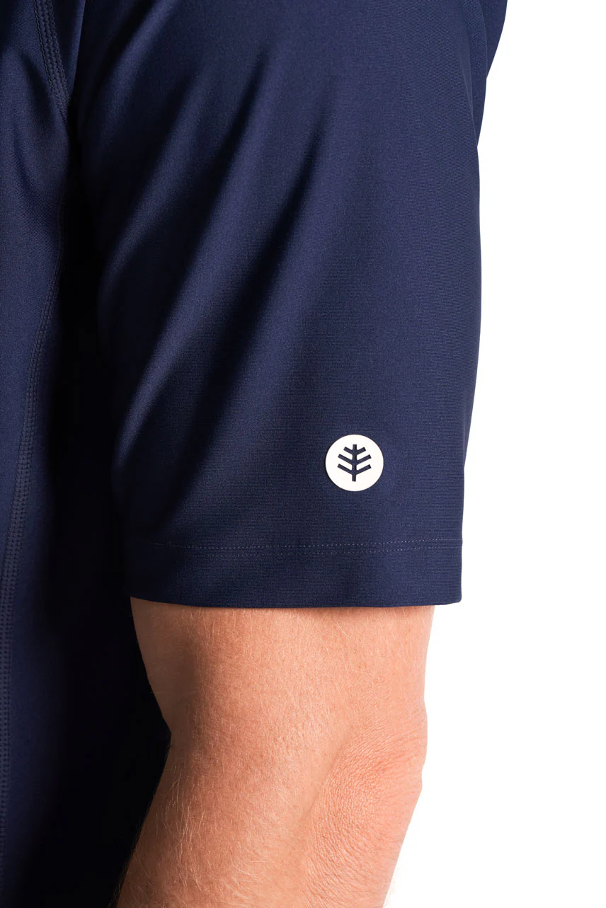 Men's Hightide Short Sleeve Swim Shirt | Navy - Image 6