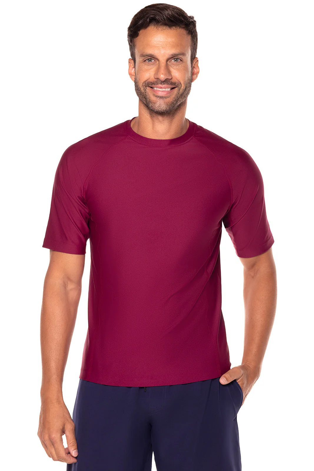 Men's Hightide Short Sleeve Swim Shirt | Regular Parent - Image 9