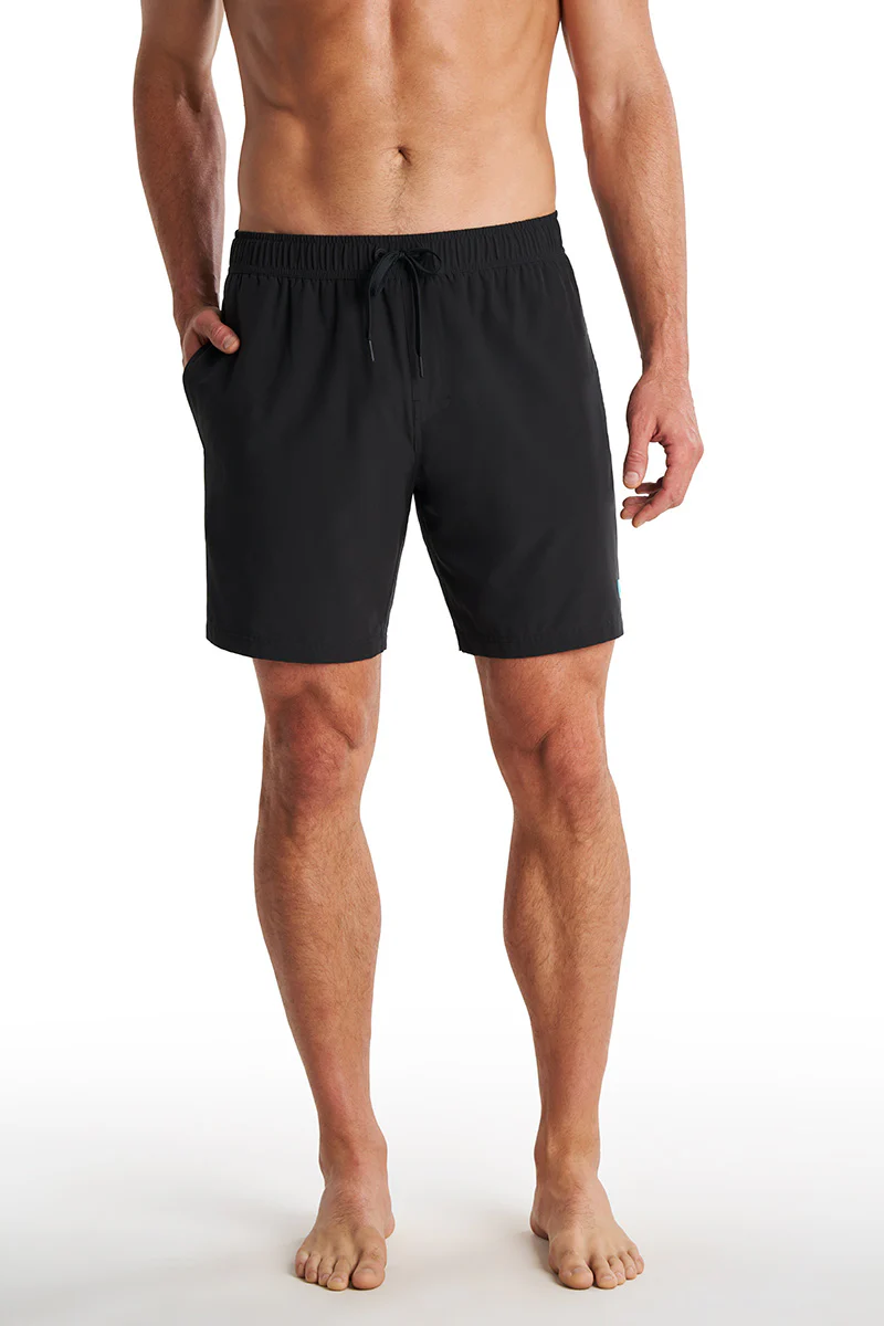 Men's Kahuna Swimming Shorts 7.5" | Black - Image 3