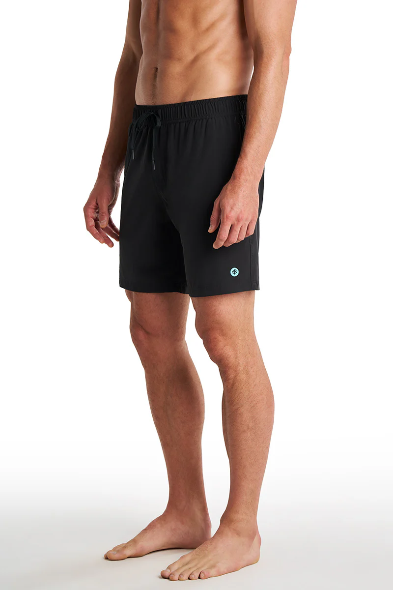 Men's Kahuna Swimming Shorts 7.5" | Black - Image 5
