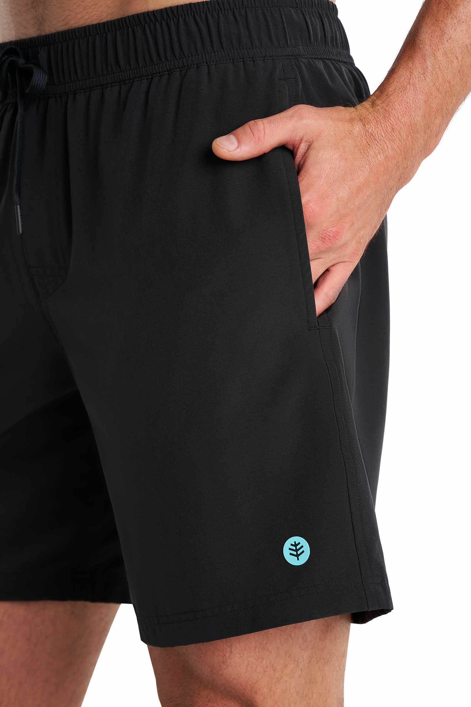 Men's Kahuna Swimming Shorts 7.5" | Black - Image 9