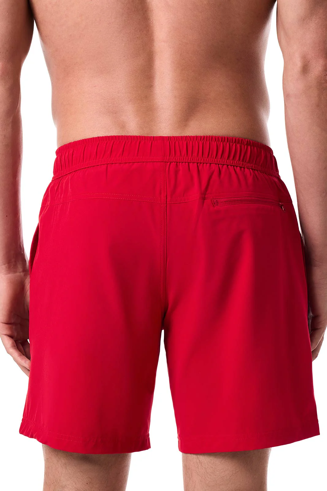 Men's Kahuna Swimming Shorts 7.5" | Cherry - Image 7