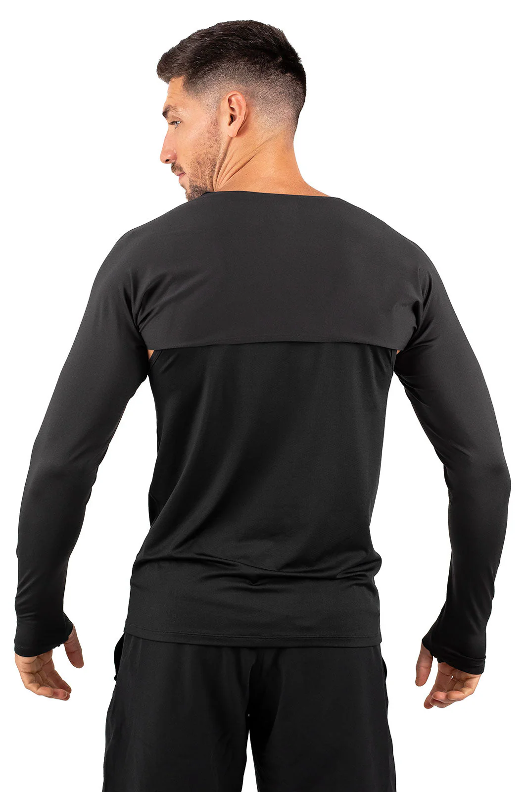 Men's Larix Shoulder Sleeves | Black - Image 4