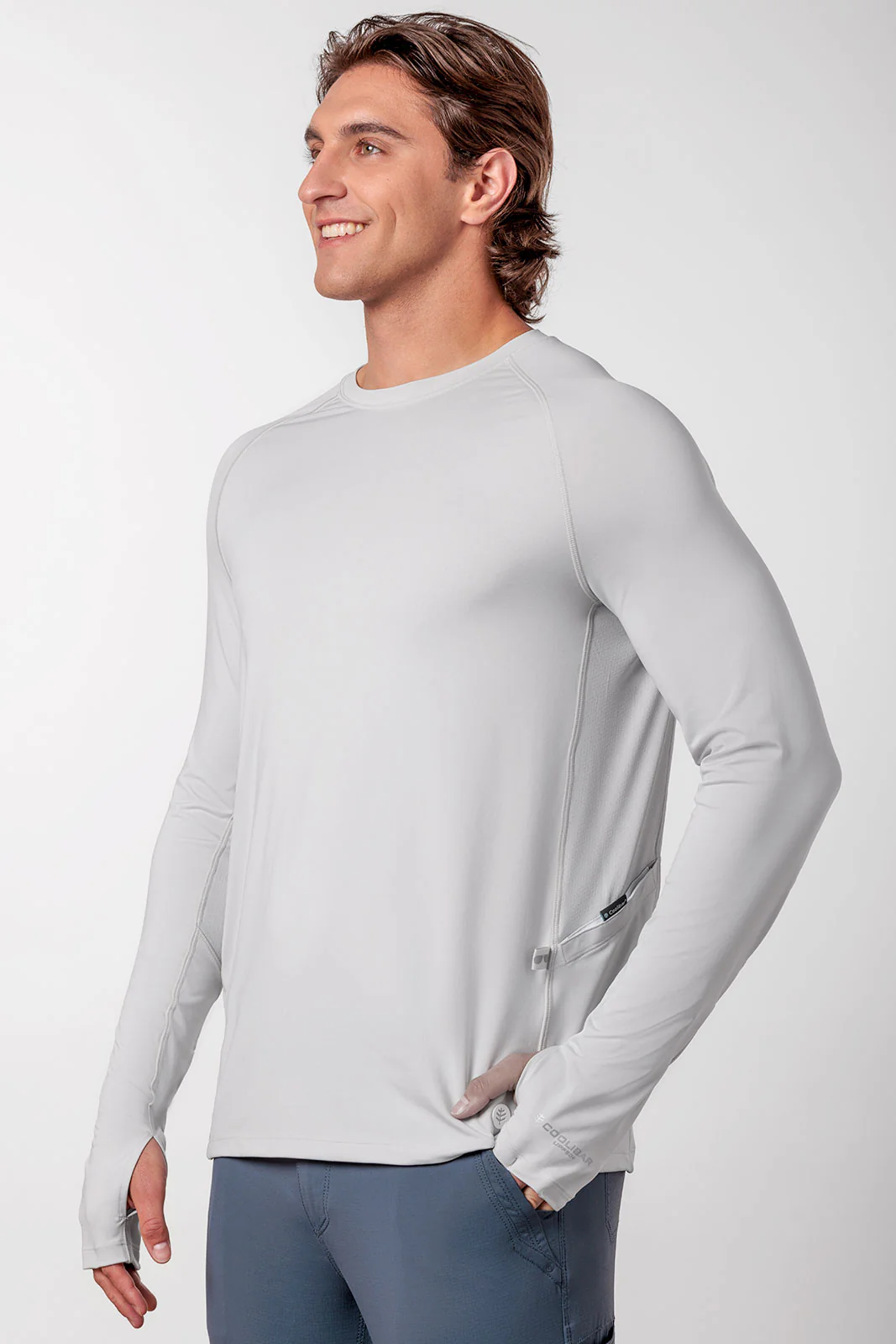 Men's Lighthouse Point Fishing Tee | Sleek Grey - Image 8