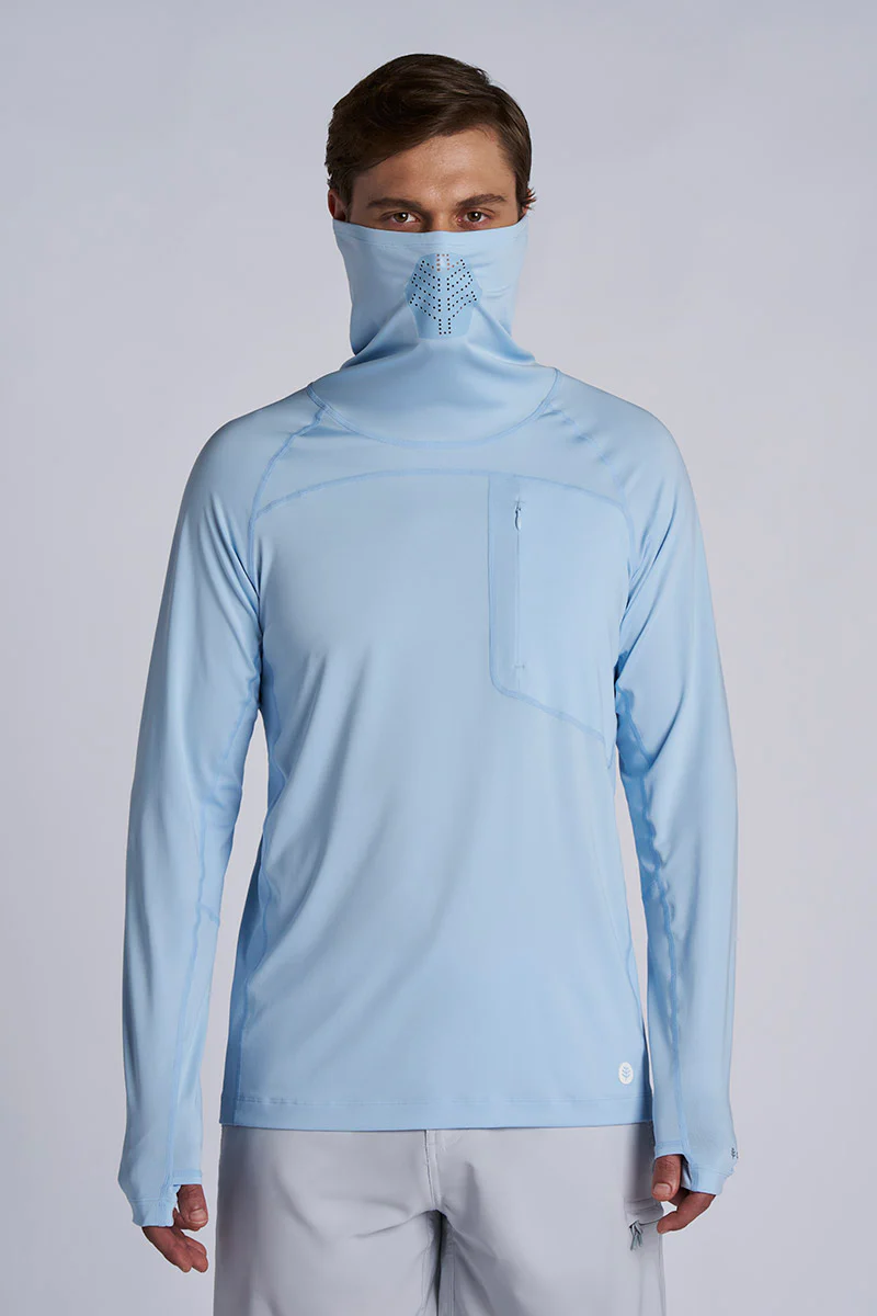 Men's Andros Vented Fishing T-Shirt | Light Blue - Image 2
