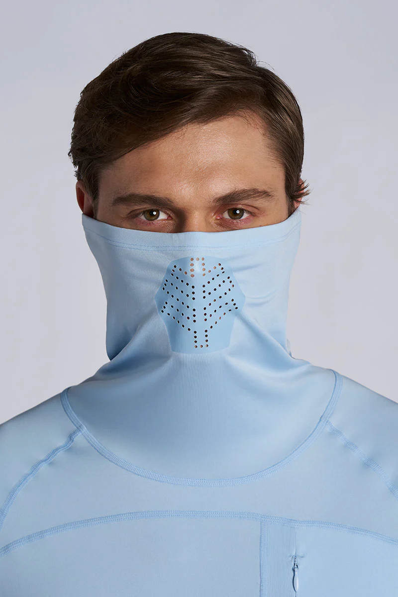 Men's Andros Vented Fishing T-Shirt | Light Blue - Image 3
