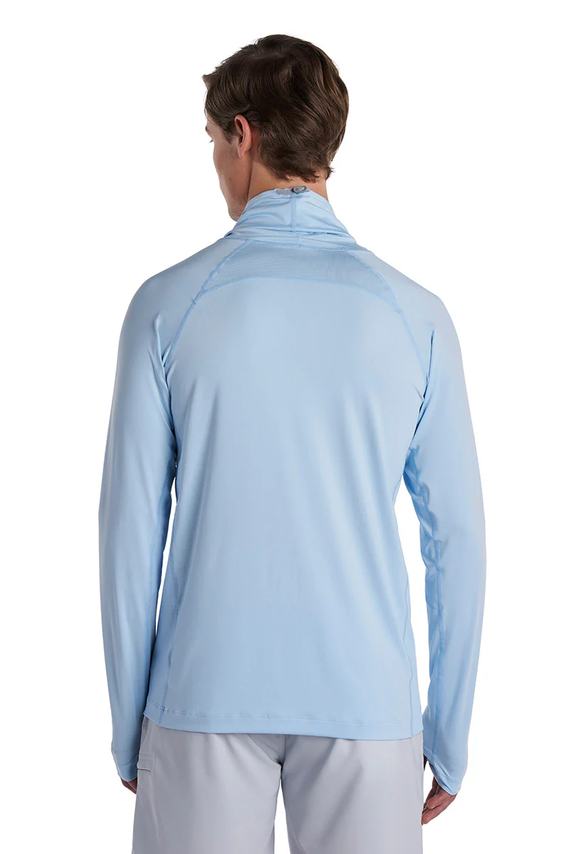 Men's Andros Vented Fishing T-Shirt | Light Blue - Image 4