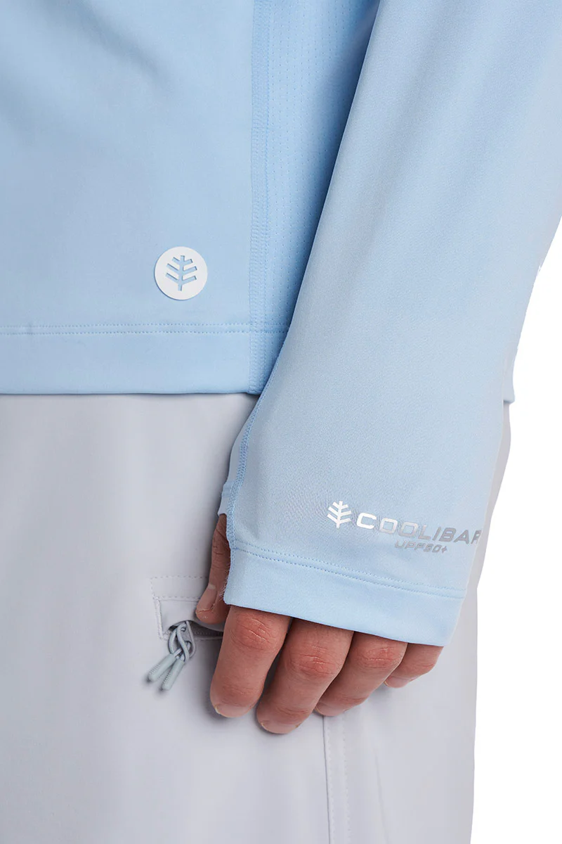 Men's Andros Vented Fishing T-Shirt | Light Blue - Image 6