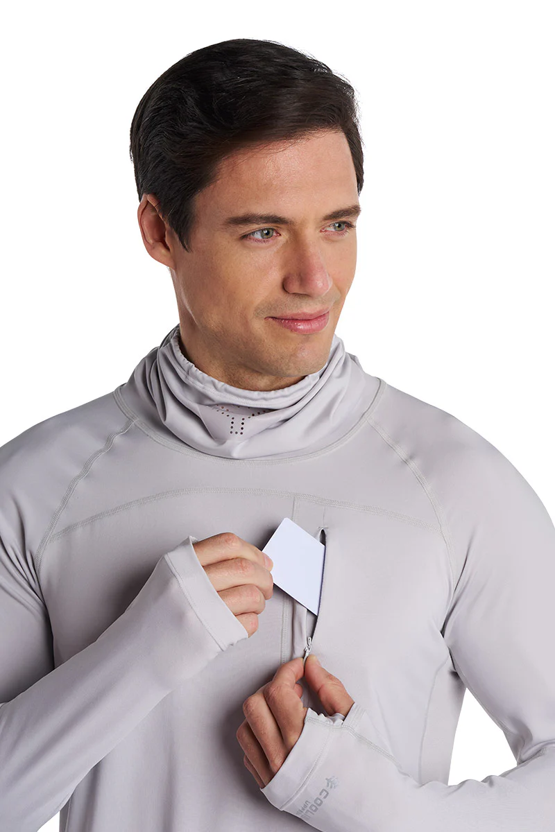 Men's Andros Vented Fishing T-Shirt | Sleek Grey - Image 7