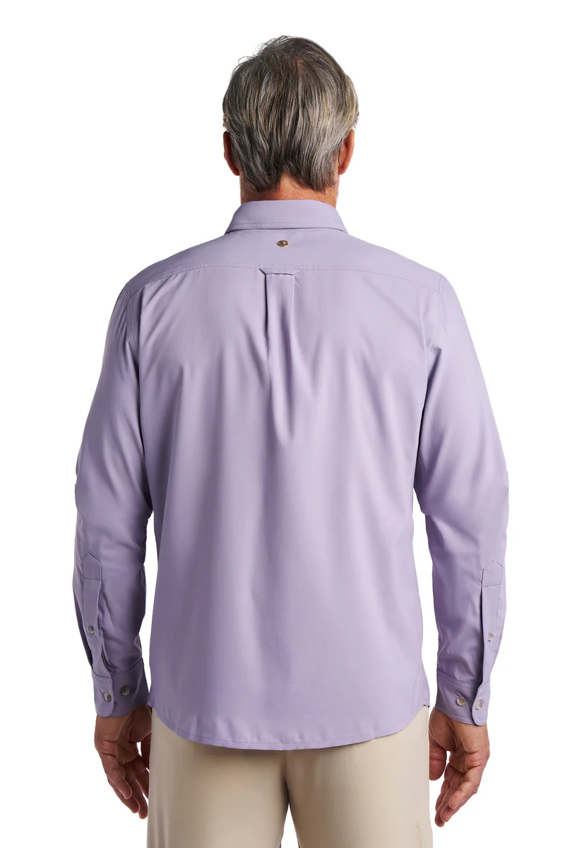 Men's Aricia Long Sleeve Shirt | Lavender Gray - Image 5