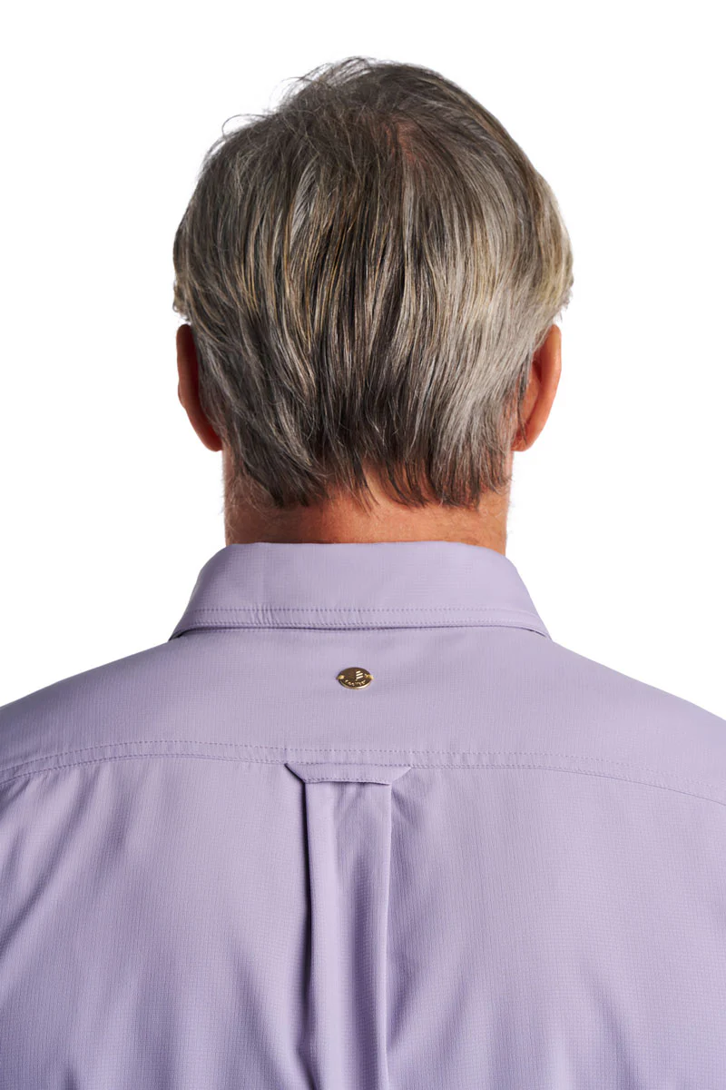 Men's Aricia Long Sleeve Shirt | Lavender Gray - Image 6