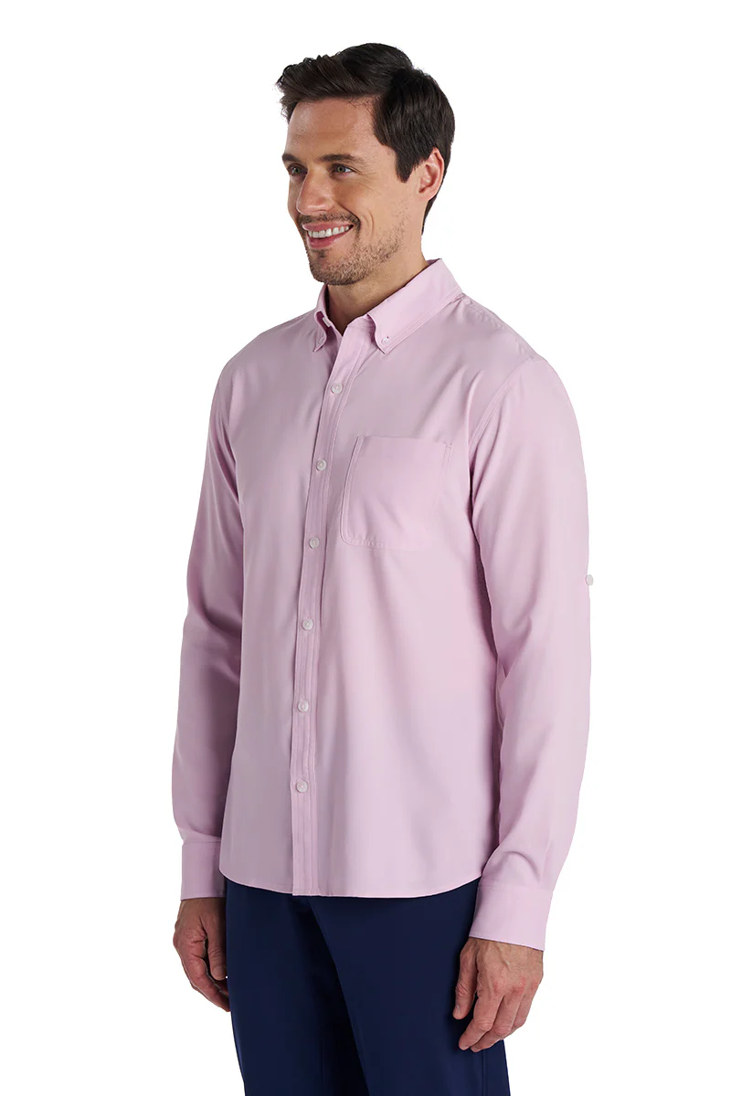 Men's Aricia Long Sleeve Shirt | Powder - Image 4