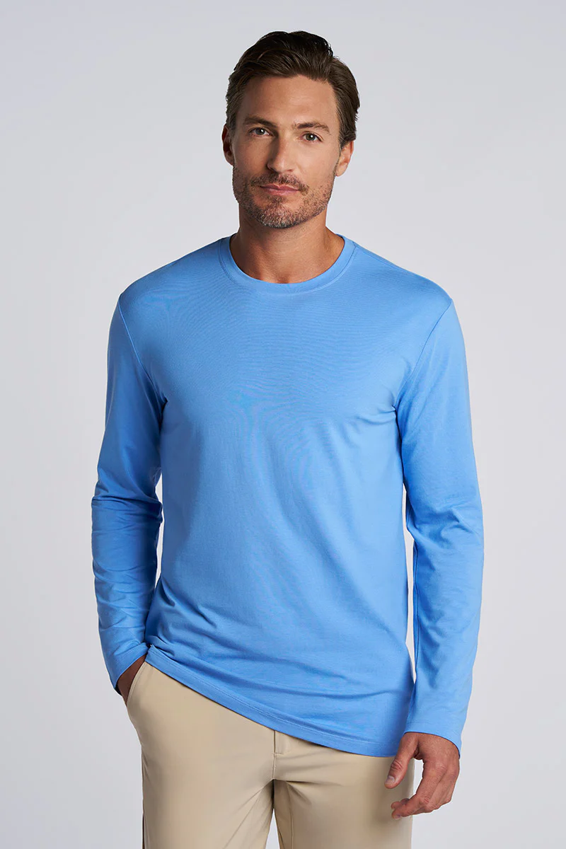 Men's Morada Everyday Long Sleeve T-Shirt | Bluebell