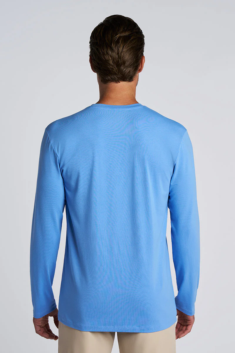 Men's Morada Everyday Long Sleeve T-Shirt | Bluebell - Image 2