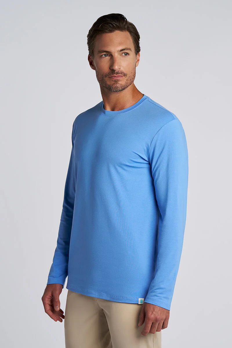 Men's Morada Everyday Long Sleeve T-Shirt | Bluebell - Image 3